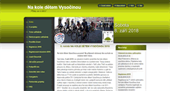 Desktop Screenshot of nakoledetemvysocinou.cz